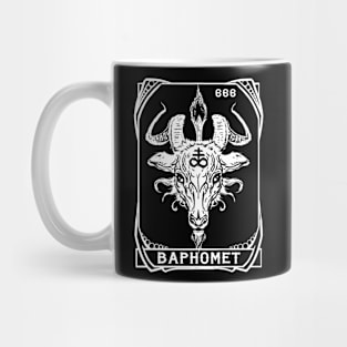 Baphomet Occult Tarot Card Mug